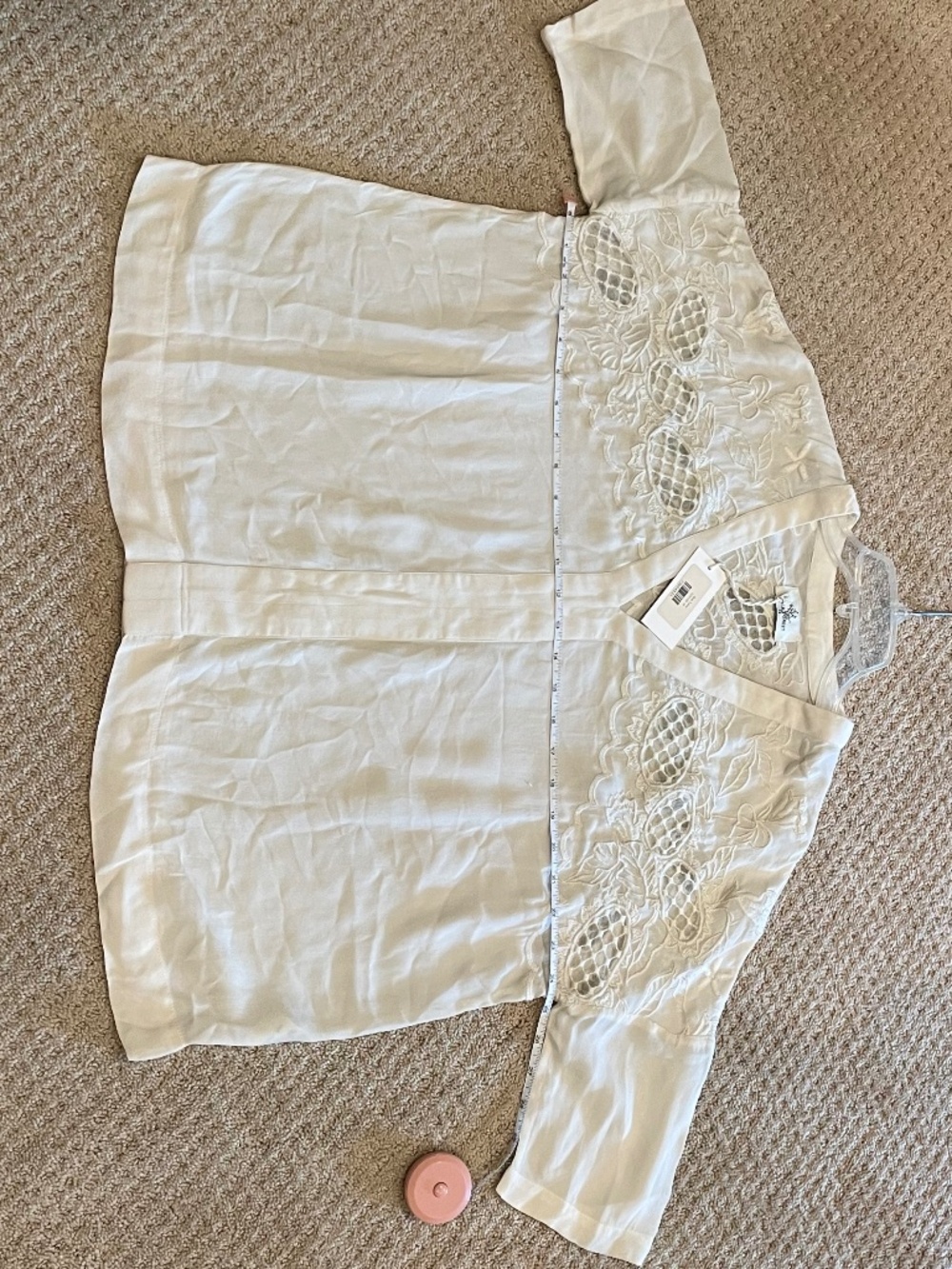 NWT Stella Forest 'Ana' Embroidered Lace Blouse size 34/XS $270 - Picture 4 of 7